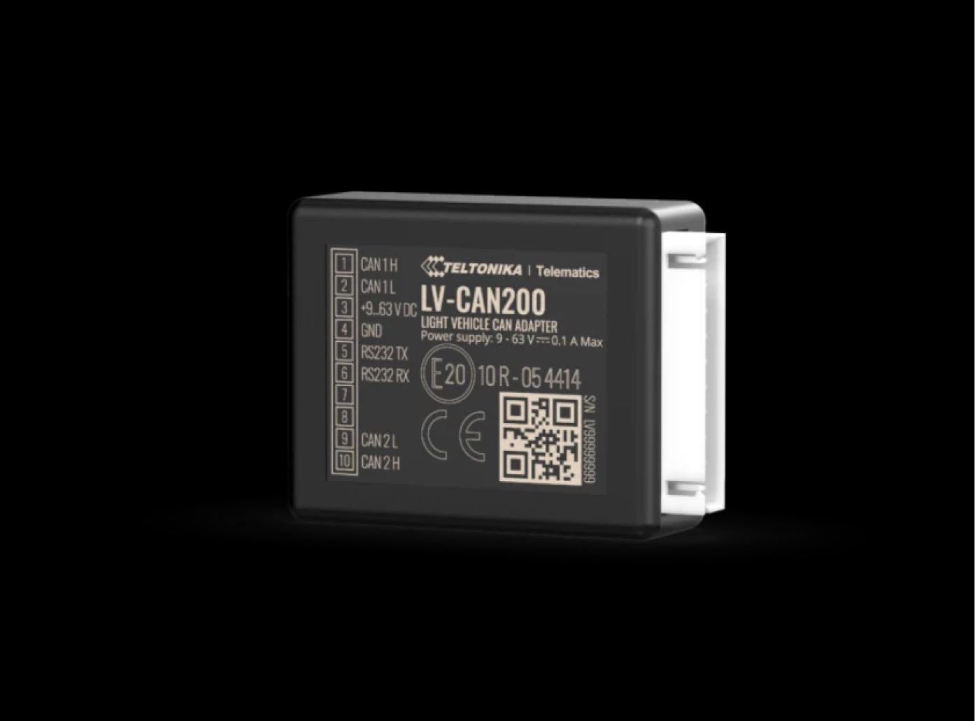 Teltonika LV-CAN200 adapter for tracking devices allows reading CAN-bus data from vehicles