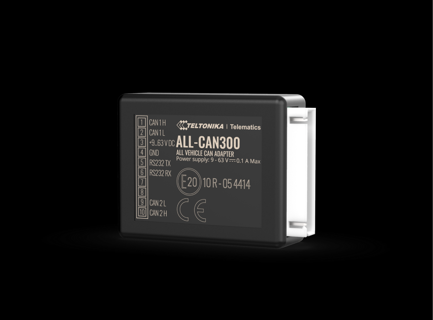 Teltonika ALL-CAN300 adapter for tracking devices allows reading CAN-bus data from vehicles as well as DTC error codes and remote control